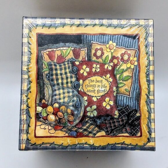 Bob's Boxes Best Things in Life 4x4 Nested Box Set NWT - Picture 3 of 4